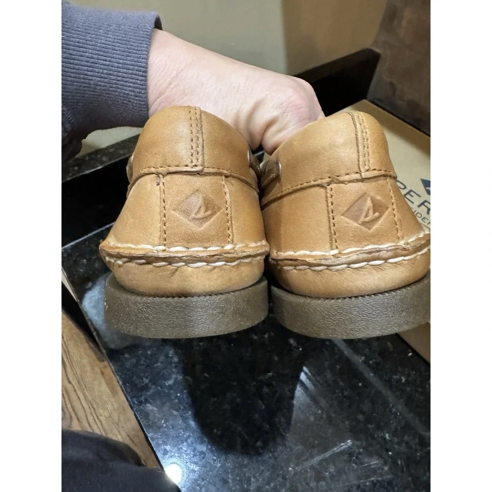 Sperry Top-Sider Men's Authentic Original Boat Shoes Leather Sahara Size 11